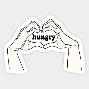 Hungry Sticker